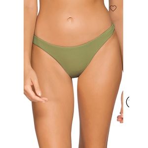 NWT - Swim Systems - Drew Tab Side Hipster Bikini Bottom - Green - Size …